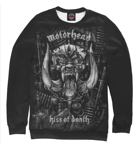 Мужской свитшот с изображением Motorhead цвета Белый