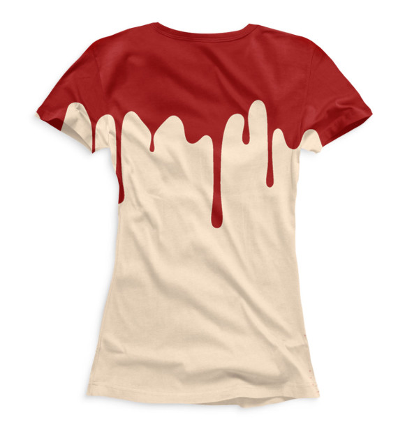 Футболка для девочек с изображением Грудная клетка цвета Белый