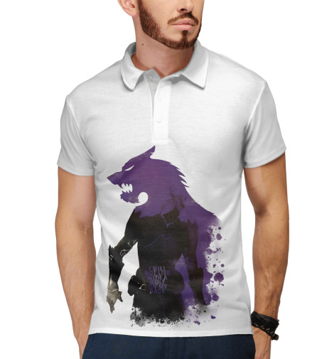

Поло Print Bar, Белый, Dragon Age