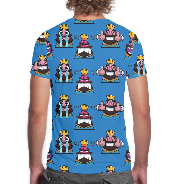 Мужская футболка с изображением Clash Royale цвета Белый