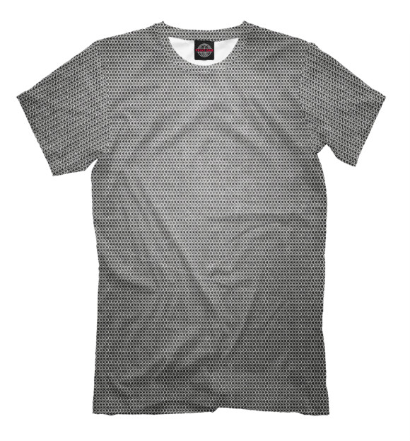 Мужская футболка с изображением Кольчуга цвета Серый
