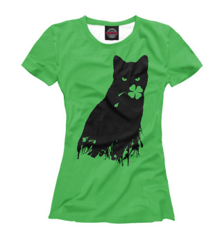Женская футболка Ирландский котик