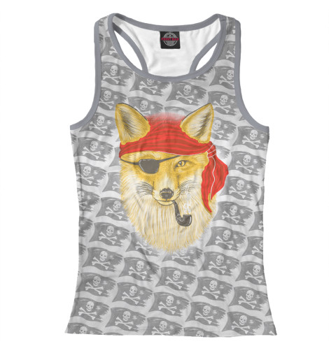 

Майки борцовки Print Bar, Белый, Pirate Fox