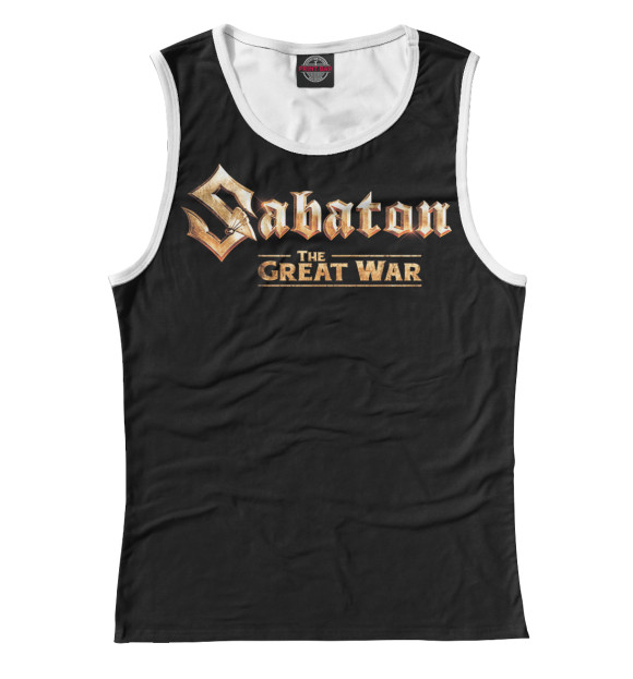 Майка для девочки с изображением Sabaton цвета Белый