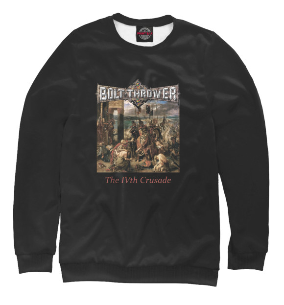 Свитшот для девочек с изображением Bolt Thrower цвета Белый
