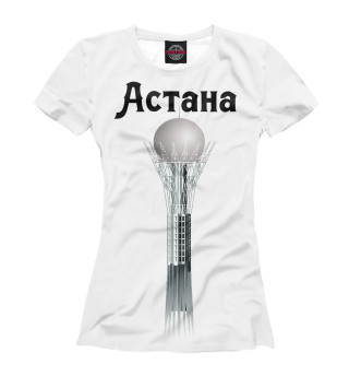 Женская футболка Байтерек