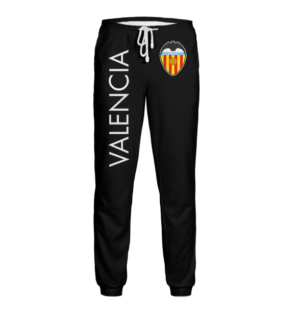 Мужские спортивные штаны с изображением Valencia цвета Белый