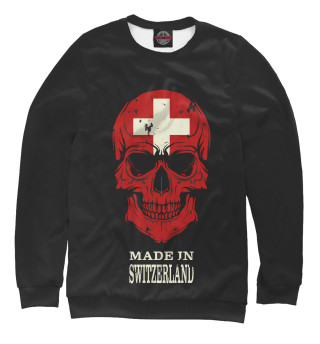 Свитшот для девочек Made in Switzerland