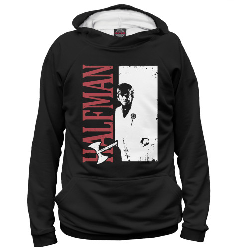 

Худи Print Bar, Белый, Halfman