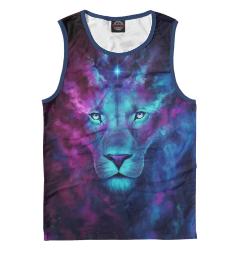 

Майки Print Bar, Белый, Space Lion