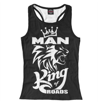 Женская майка-борцовка MAN - king of roads