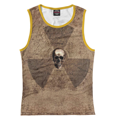 

Майки Print Bar, Белый, Знак радиации