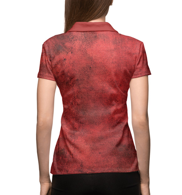 Женское поло с изображением Fidel Castro цвета Белый