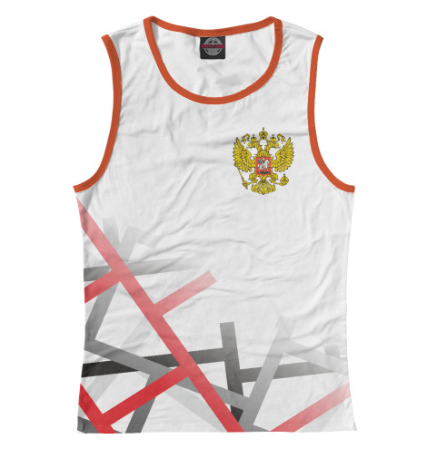 

Майки Print Bar, Белый, Символика РФ