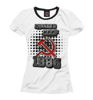Женская футболка 1986