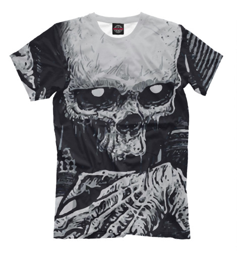 

Футболки Print Bar, Молочно-белый, Череп