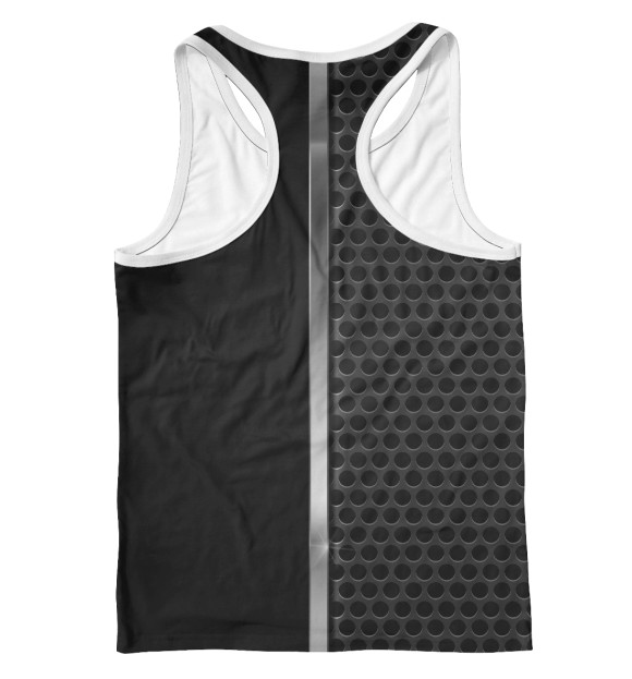 Мужская майка-борцовка с изображением Skoda цвета Белый