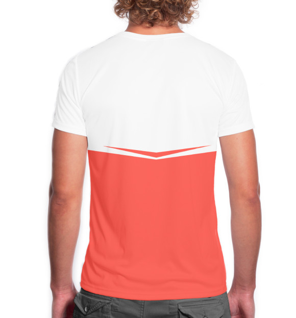 Мужская футболка с изображением Три Икса цвета Белый