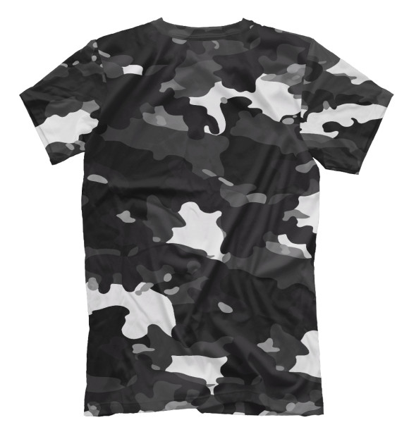 Мужская футболка с изображением Camouflage цвета Белый