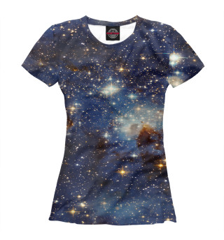 Женская футболка Стильный космос