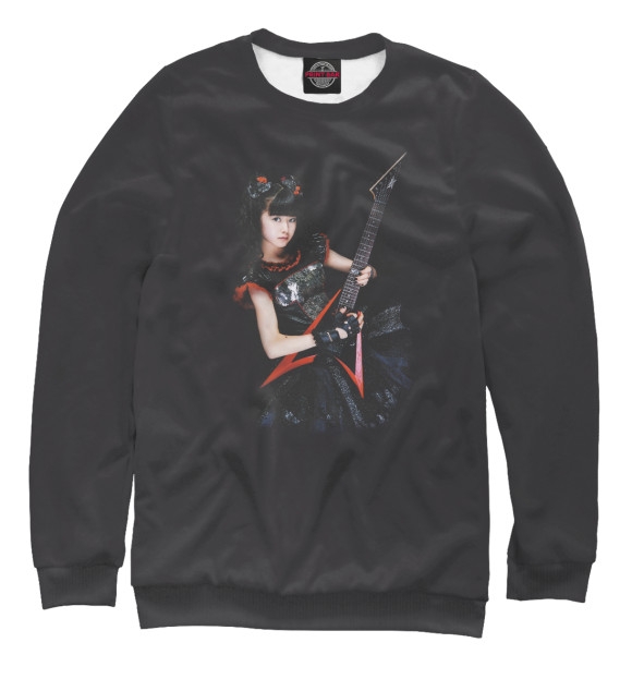 Мужской свитшот с изображением Moametal цвета Белый