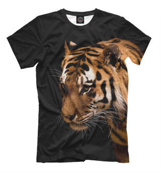 Мужская футболка Тигр реализм