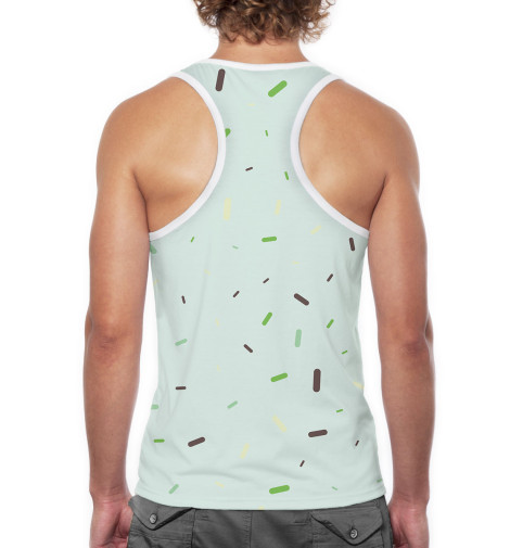 

Майки борцовки Print Bar, Белый, Задуваю свечи с 1987