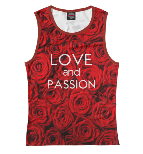 

Майки Print Bar, Белый, Love & Passion