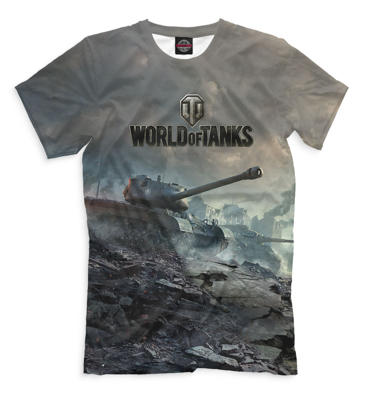 Мужская Футболка World of Tanks, артикул: WOT-216767-fut-2