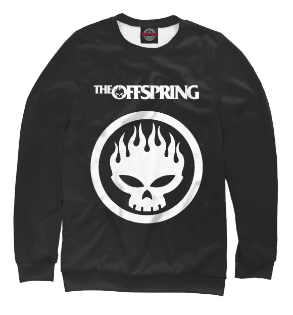 Свитшот для мальчиков с изображением The Offspring цвета Белый