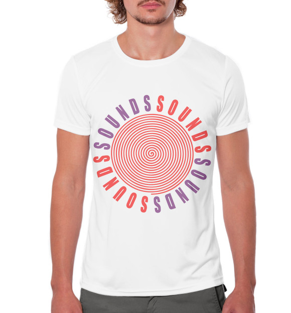 Мужская футболка с изображением Nirvana цвета Белый