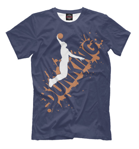 

Футболки Print Bar, Серый, Dunking