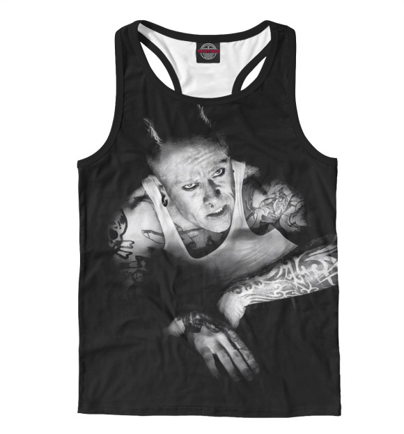 Мужская майка-борцовка с изображением The Prodigy цвета Белый