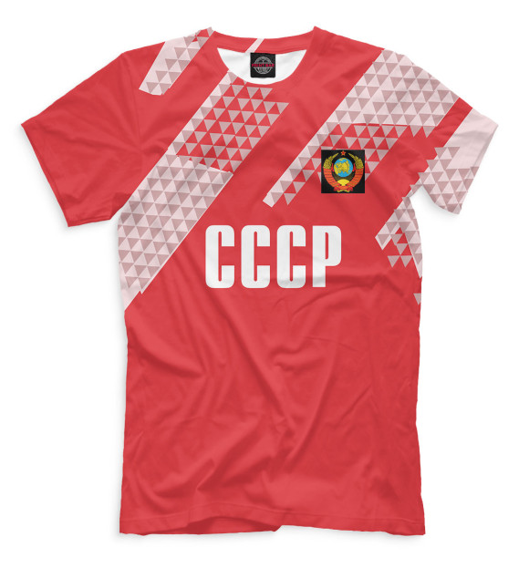 Футболка для мальчиков с изображением Сборная СССР цвета Темно-розовый