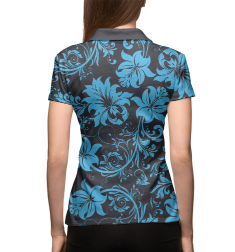 

Поло Print Bar, Белый, Узорная