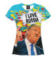 Футболка для девочек Дональд Трамп