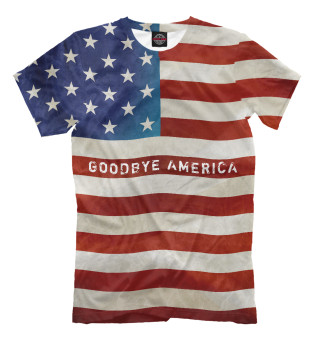 Мужская футболка Гудбай Америка