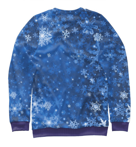 

Свитшоты Print Bar, Белый, Снежинки