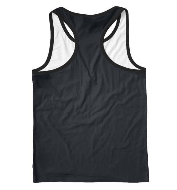 Мужская майка-борцовка с изображением Доберман цвета Белый