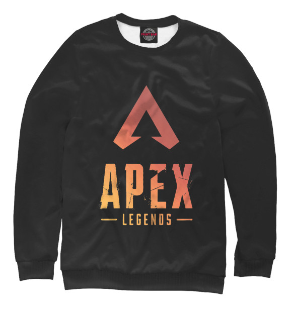Мужской свитшот с изображением Apex Legends Mirage цвета Белый