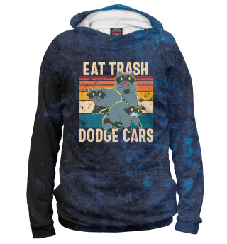 Худи для девочки Eat Trash Dodge Cars