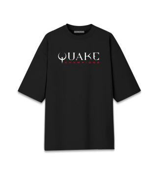 Мужская футболка оверсайз Quake Champions