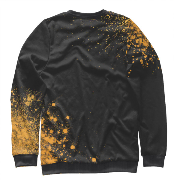 Женский свитшот с изображением Дмитрий Россия Золото цвета Белый