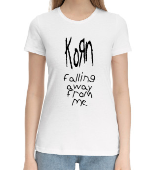 Хлопковая футболка для девочек Korn