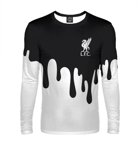 Мужской лонгслив с изображением Liverpool F.C. цвета Белый