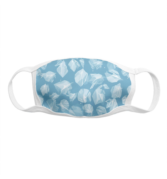Маска тканевая с изображением Ледяной воздух цвета Белый