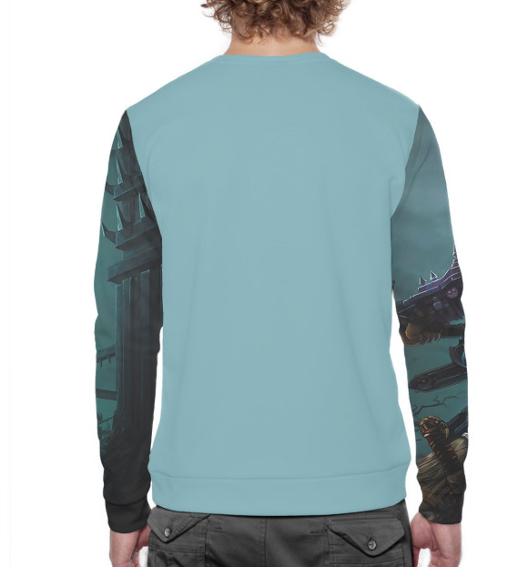 Мужской свитшот с изображением Diablo II: Resurrected цвета Белый