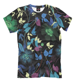Мужская футболка Colorful summer pattern