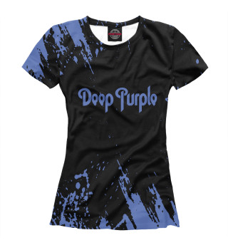 Женская футболка Deep purple