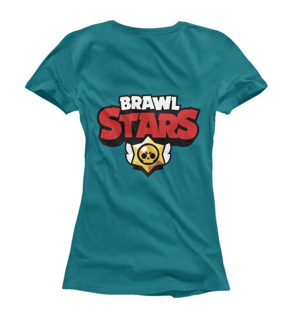 Футболка для девочек с изображением Brawl Stars цвета Белый